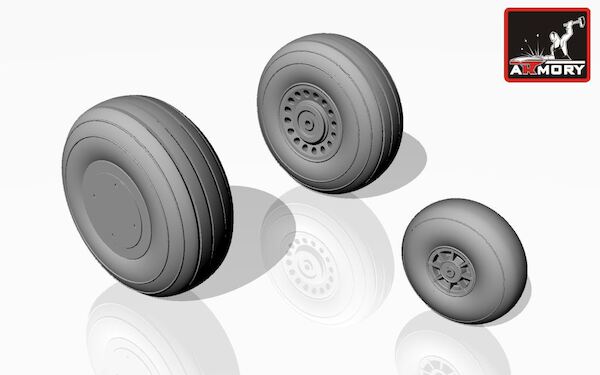 Douglas A20A Boston Wheel set (early) (AMT/Italeri) AR AW48306