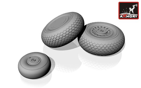 Douglas A20C Boston Wheel set (Mid) (AMT/Italeri) AR AW48307
