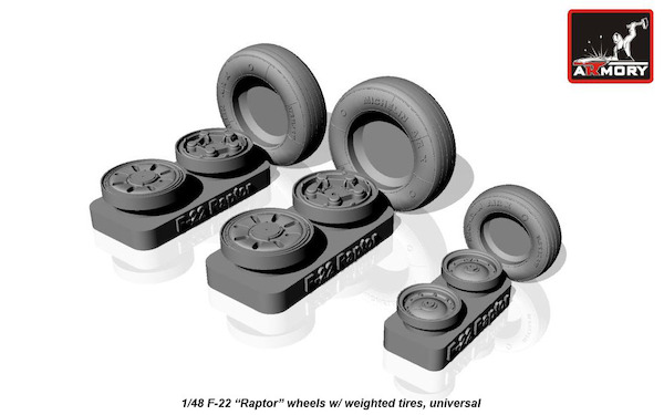 F22 Raptor Wheels - weighted  AR AW48314