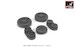 Lockheed F104A/C Starfighter Wheel set - weighted AR AW48317