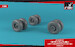 CH53 Sea Stallion wheels with weighted tires - Late AR AW48337