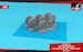 Lockheed SR71A Blackbird wheels with weighted tires - Early AR AW48352