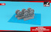 Lockheed SR71A Blackbird wheels with weighted tires - Early AR AW48352