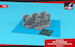 Lockheed SR71A Blackbird wheels with weighted tires - Late AR AW48353