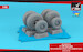 Lockheed C130 Hercules Wheel set - Late type AR AW48356
