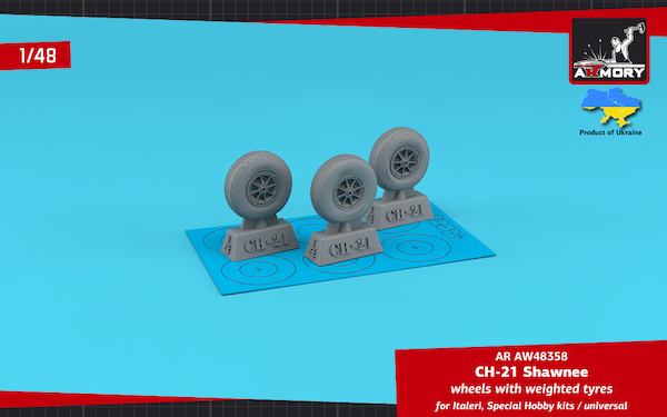 CH21 Shawnee wheels with weighted tires AR AW48358