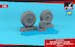 Avro Lancaster/Lincoln Late wheels with weighted Tyres AR AW48424