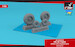 PZL W3 Sokol - wheel set -weighted- AR AW48505