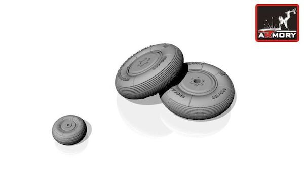 Yakovlev Yak1 wheel set  AR AW72003