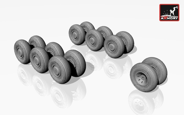 Tupolev Tu22M2/M3 Backfire wheel set AR AW72012