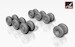 Tupolev Tu22M2/M3 Backfire wheel set AR AW72012