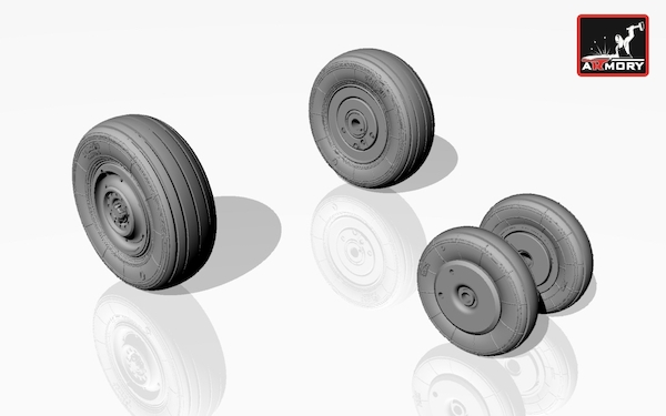 Mikoyan MiG23B/BN Flogger wheel set AR AW72017