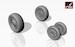 Mikoyan MiG23B/BN Flogger wheel set AR AW72017