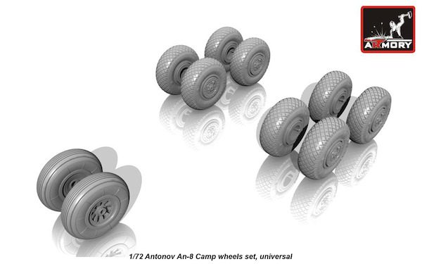 Antonov AN8 "Camp' wheel set (A-Model)  AR AW72027