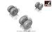 Antonov AN32 'Cline' wheel set (A-Model) - weighted- AR AW72030