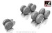 Tupolev Tu128 Fiddler Wheels (A-Model) AR AW72041