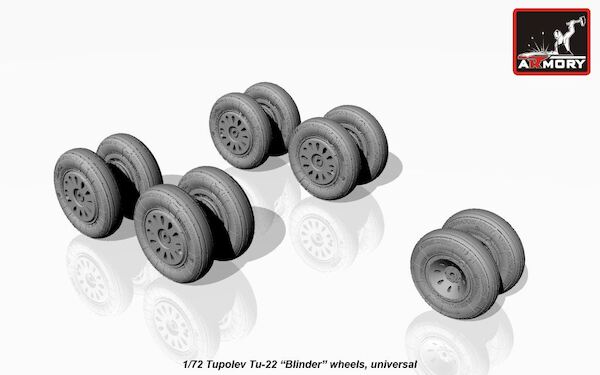 Tupolev Tu22 Blinder Wheels  AR AW72043