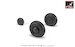 Antonov An2/3 "Colt" wheel set -weighted- AR AW72057