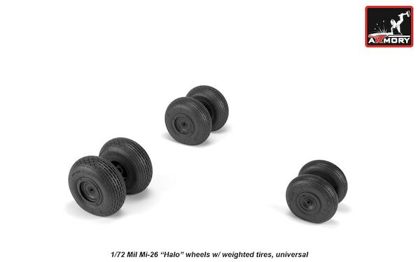 Mil Mi26 "Halo" wheel set -weighted-  AR AW72062