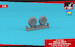 Mikoyan MiG3 wheel set with dirt road tyre tread AR AW72065