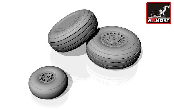Douglas A20A Boston Wheel set (early) AR AW72301