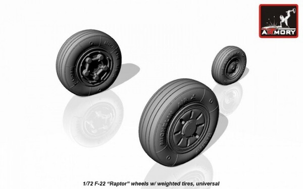 F22 Raptor Wheel set AR AW72315