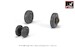 F100D Super Sabre wheels with weighted tires AR AW72319
