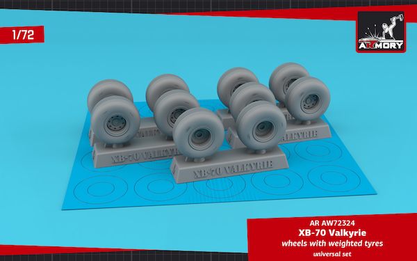 XB70 Valkyrie Wheel set (AMT/Italeri) AR AW72324