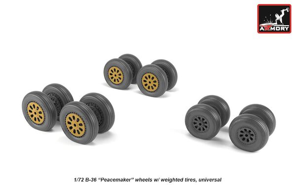 B36 Peacemaker Wheel set with weighted tires AR AW72327