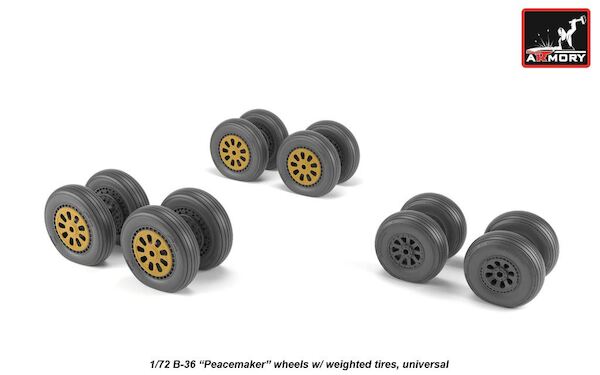 B36 Peacemaker  Wheel set with weighted tires  AR AW72327