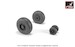 F111A/B/C/D Aardvark wheels with weighted tires AR AW72337