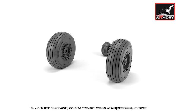 F111E/F Aardvark, EF111A Raven wheels with weighted tires AR AW72338