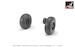 F111E/F Aardvark, EF111A Raven wheels with weighted tires AR AW72338