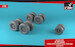 Rockwell B1B Lancer wheels with weighted tires - early AR AW72339