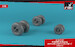 V22/MV22 Osprey wheels with weighted tires Type B AR AW72342