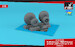B24 Liberator / PB4Y Privateer wheels with weighted tires Type A (GY) AR AW72346