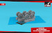 Lockheed SR71A Blackbird wheels with weighted tires - Late AR AW72360