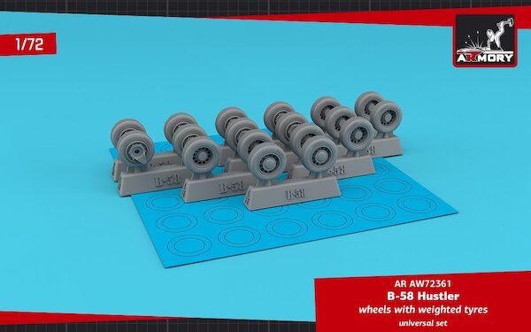 B58 Hustler wheels with weighted tires AR AW72361