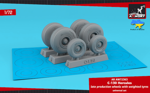 Lockheed C130 Hercules Wheel set - late type AR AW72363