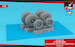 Lockheed C130 Hercules Wheel set - late type AR AW72363