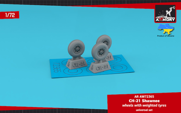 CH21 Shawnee wheels with weighted tires incl mask AR AW72365