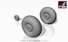 DH98 Mosquito Wheel set (Weighted) AR AW72406