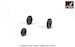 Hawker Hunter Wheel set with weighted tires AR AW72408