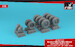BAe Nimrod wheels with weighted tires AR AW72418