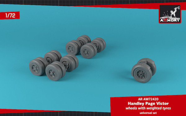 HP Victor B1 wheels with weighted tires AR AW72420