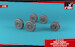 Vickers Valiant B1 wheels with weighted tires AR AW72421