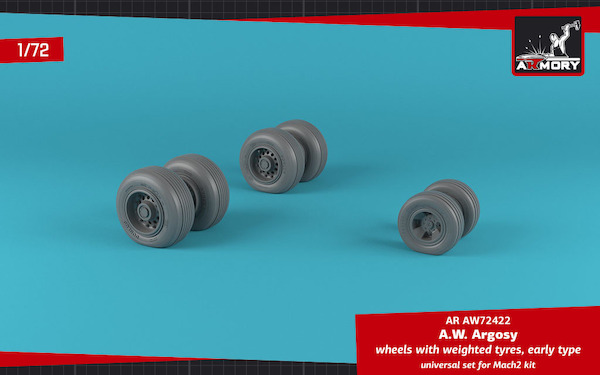 AW Argosy wheels with weighted tires (MACH 2)  AR AW72422