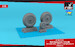 Avro Lancaster/Lincoln Late wheels with weighted wheels AR AW72431