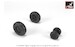 Saab JAS39A/B/C Gripen  -  wheel set -weighted- AR AW72503