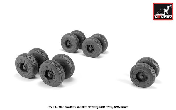 C160 Transall   -  wheel set -weighted-  AR AW72507